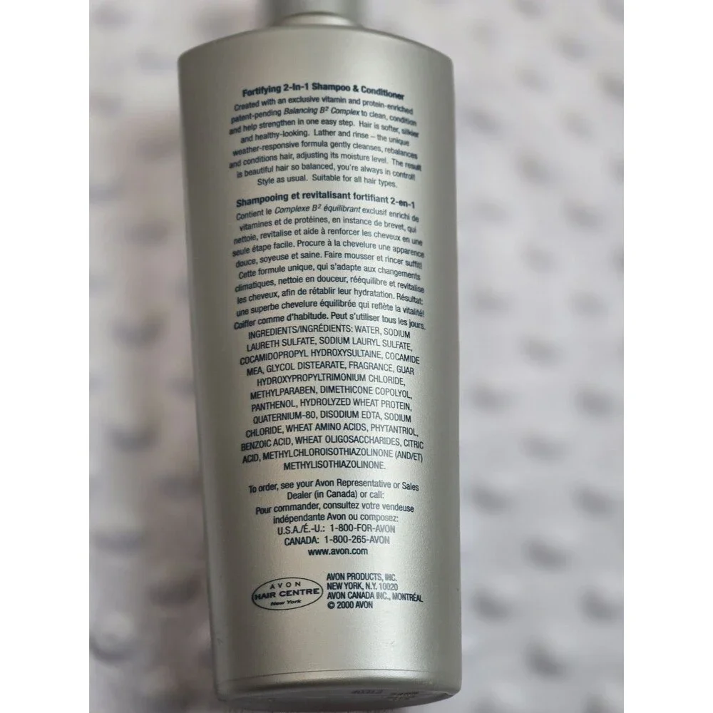Avon Advance Techniques 2-in-1 Shampoo & Conditioner 11 Oz New Fortifying Sealed